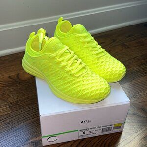 APL Women’s TechLoom Phantom Sneakers Size 8 Neon Yellow/Green - NEW IN BOX